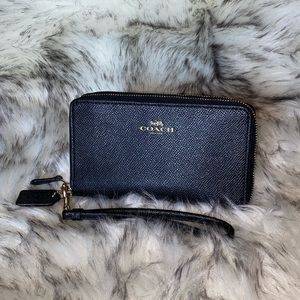 Coach Black Wristlet